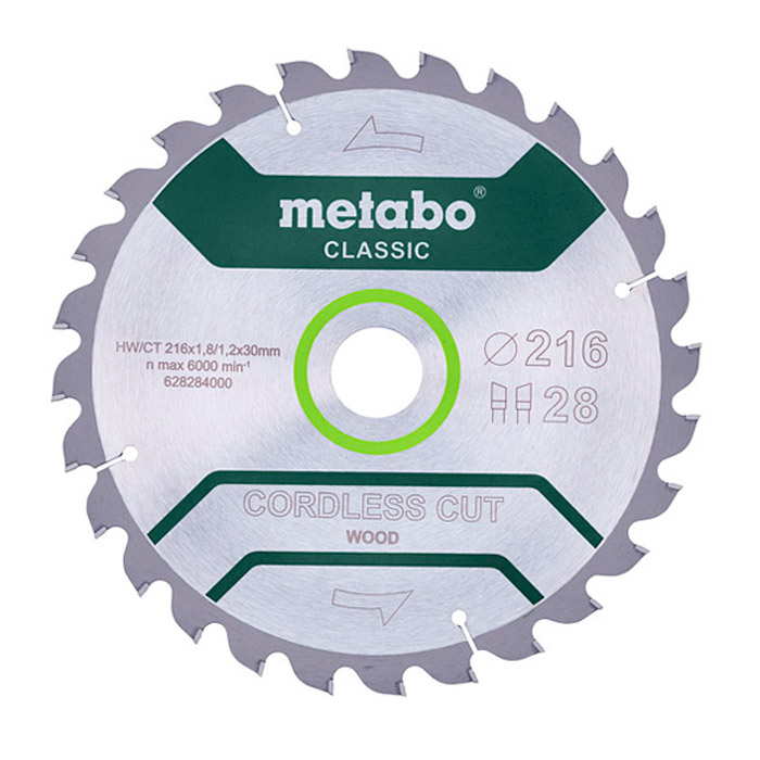 Metabo Cordless cut Classic HW/CT 254 (628690000)